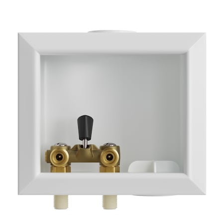 Jones Stephens Washing Machine Box, Right Outlet with Single Lever Valve, 1/2in. CPVC Connection B05752